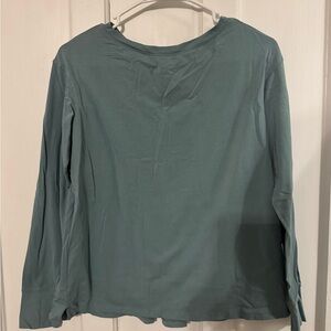 L.L. Bean Women's Long Sleeve Top - Teal